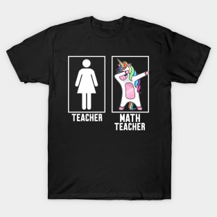 Teacher vs Math teacher T-Shirt